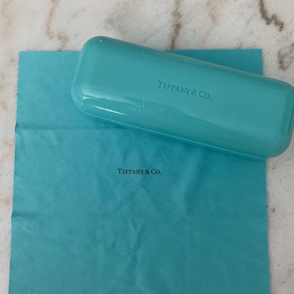 Authentic Tiffany & Co. Eye Glass Case and Cloth
